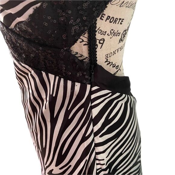 Vintage Jessica McClintock for Gunne Sax Long Evening Sexy Back Dress in Size 5 - Picture 9 of 14